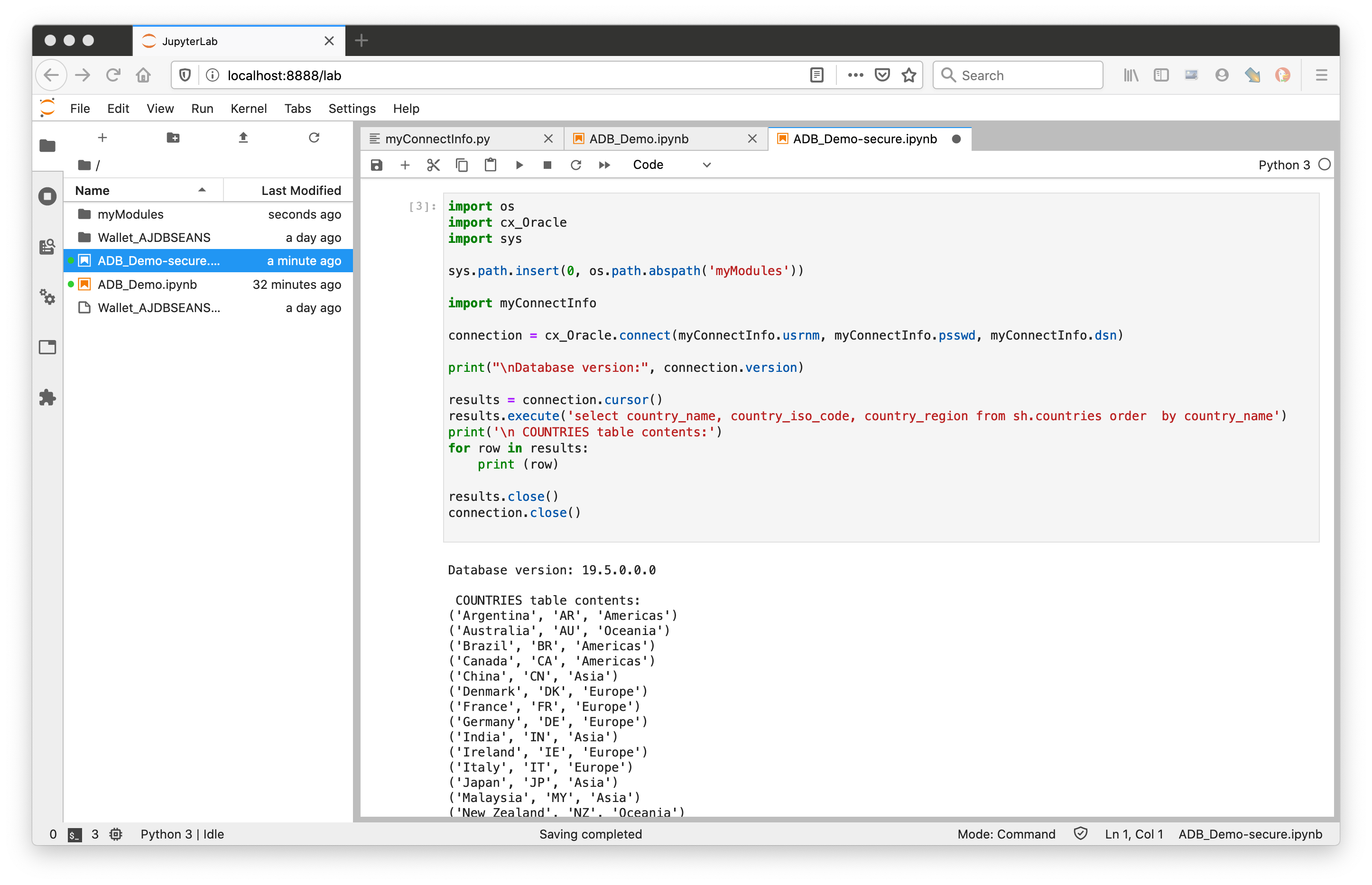 How To Connect JupyterLab And Jupyter Notebooks Oracle Autonomous ...